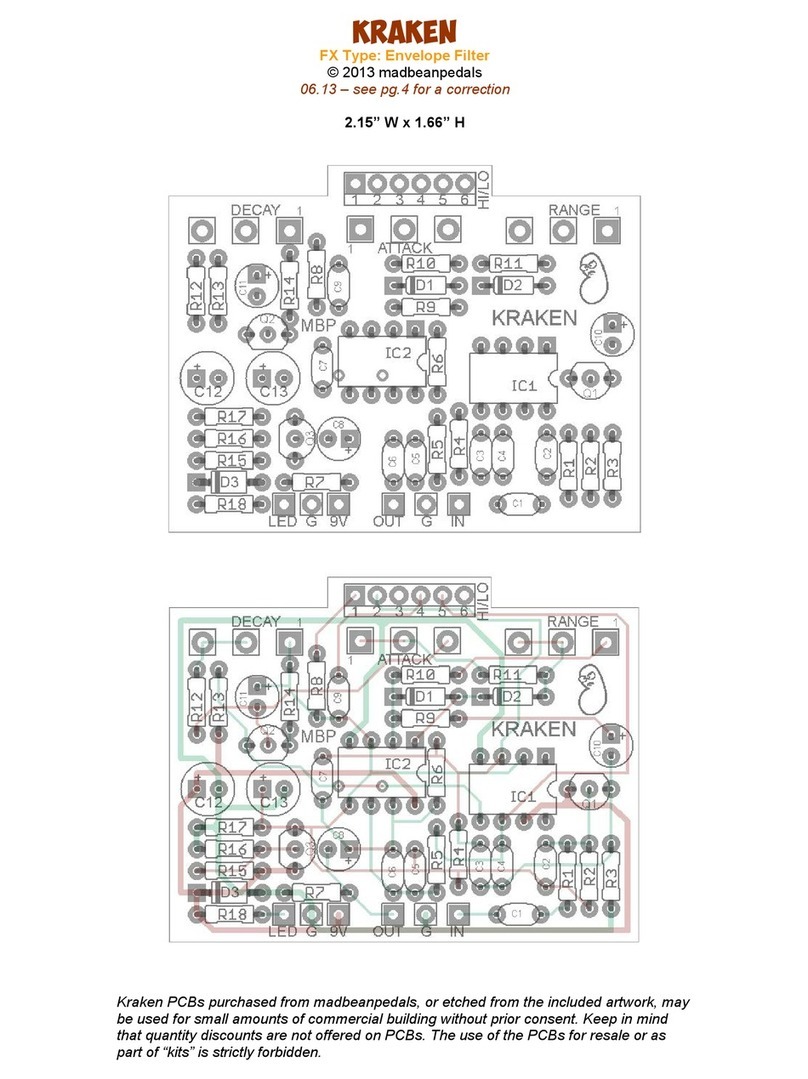 Mad Bean Pedals Kraken manual