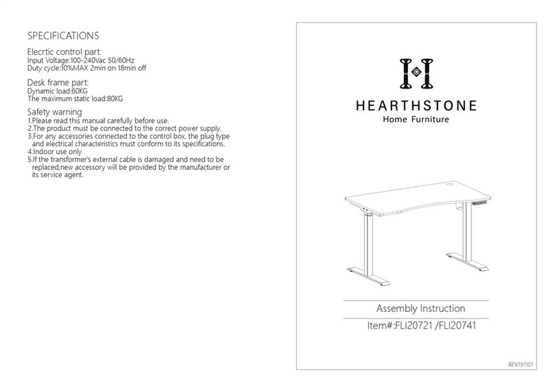 HearthStone FLI20721 Assembly instructions HearthStone FLI20721 Assembly instructions