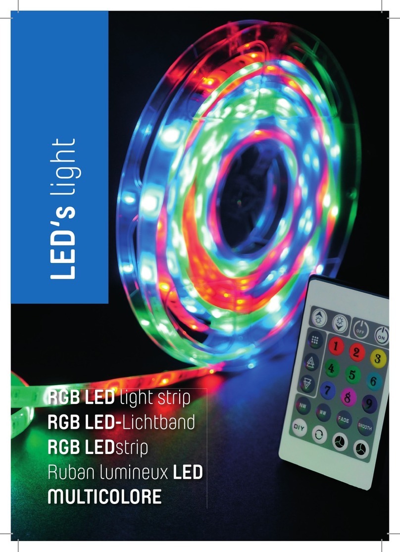 LED's light LEDstrip User manual