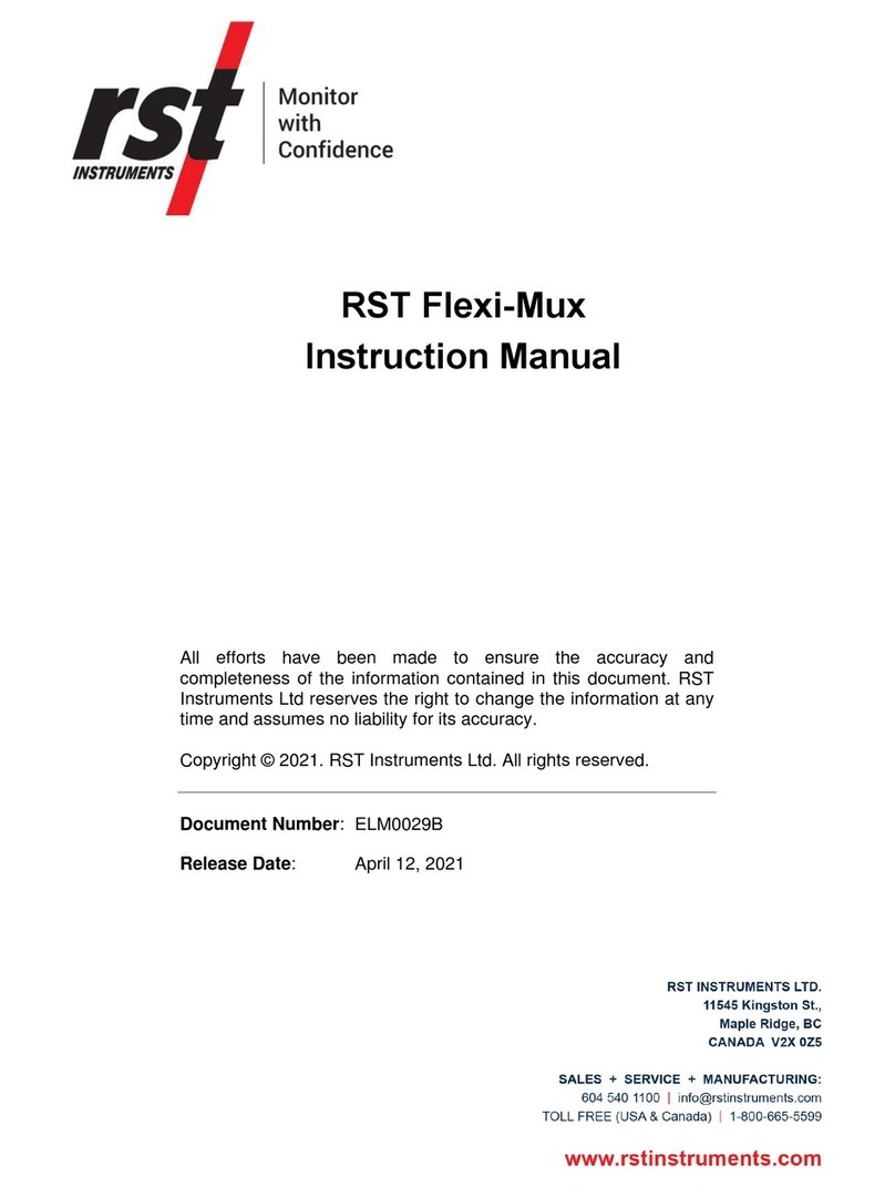 RST Instruments RST Flexi-Mux instruction manual