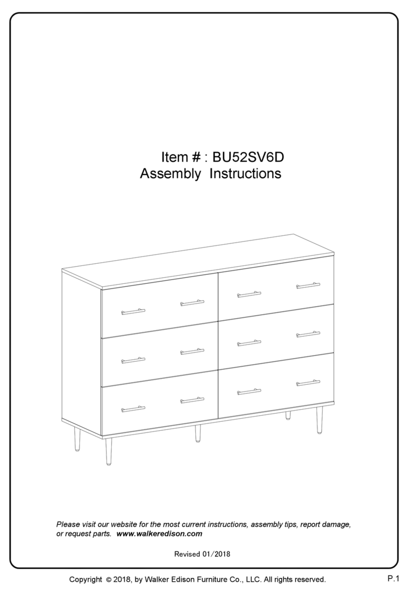 Walker Edison BU52SV6D User manual Walker Edison BU52SV6D User manual