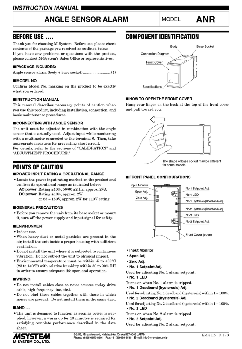 M-system ANR User manual