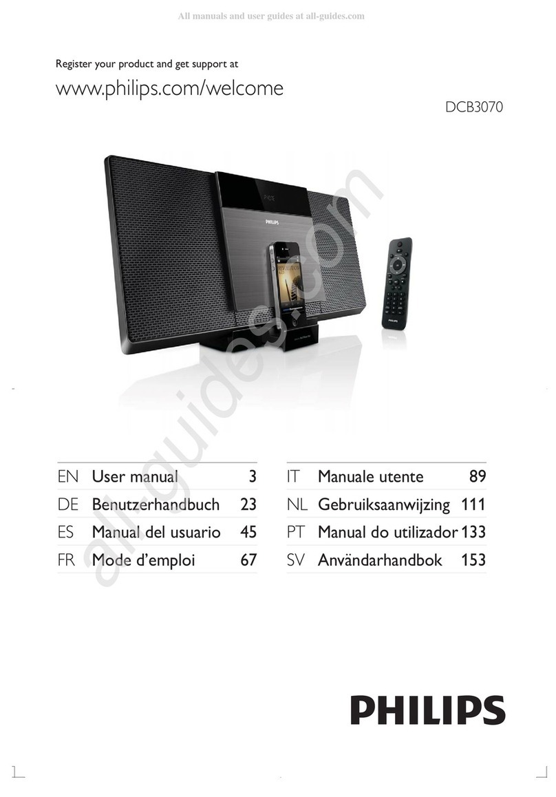 Philips DCB3070 - user manual