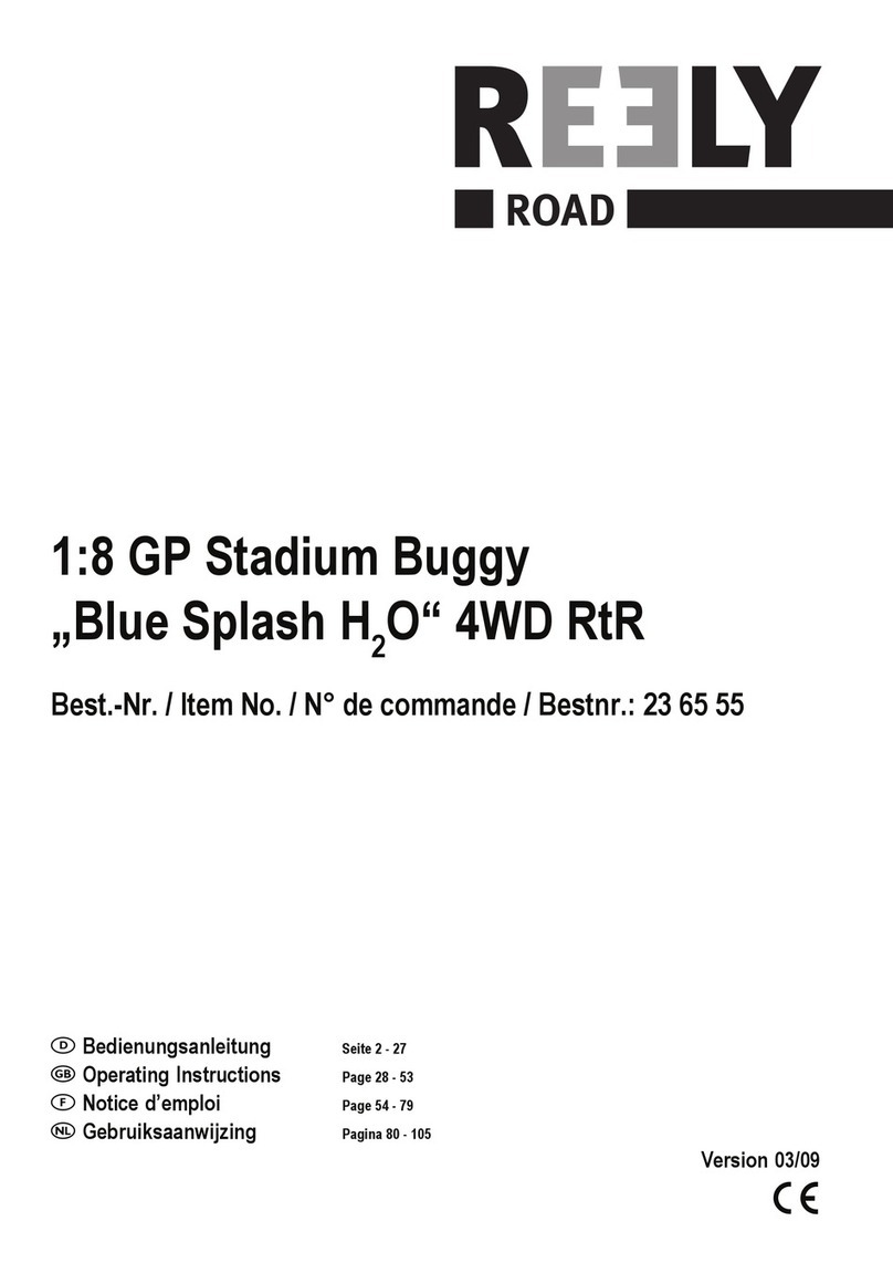 Reely ROAD Blue Splash H2O User manual