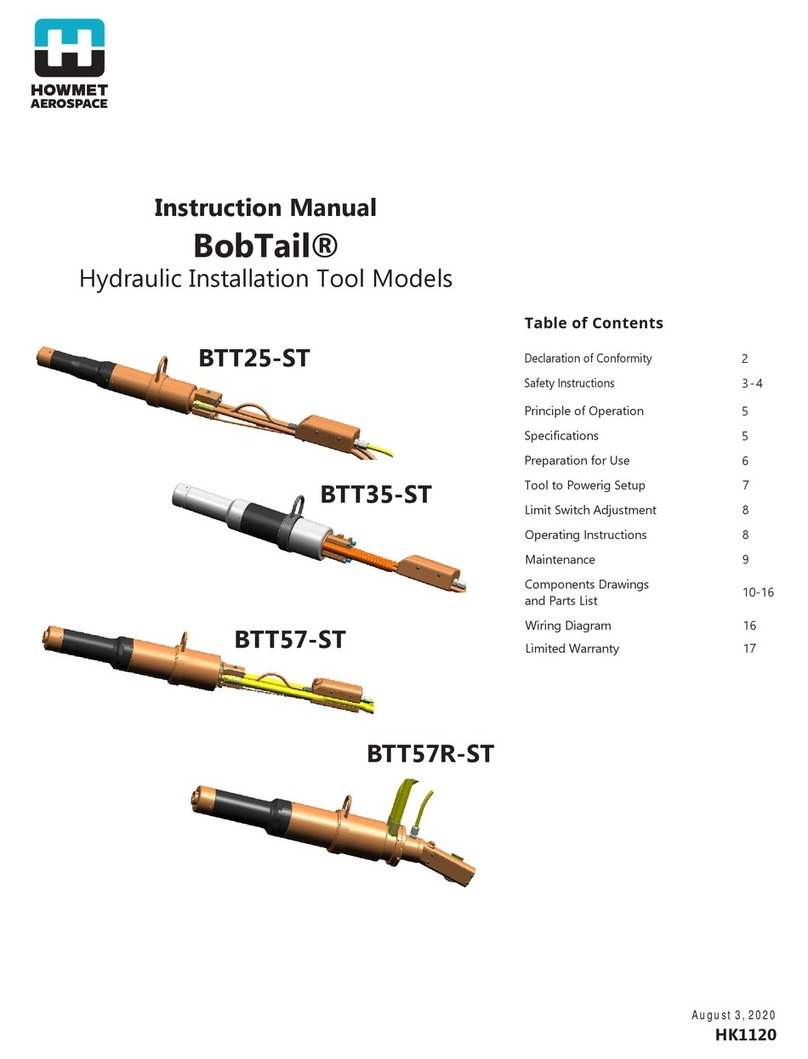 Howmet Aerospace BobTail BTT25-ST instruction manual