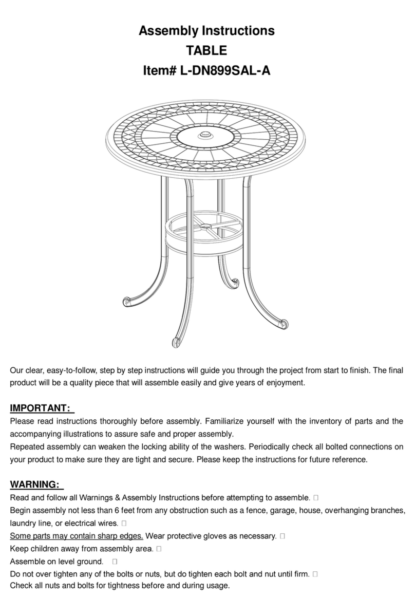 Sunjoy L-DN899SAL-A Assembly instructions