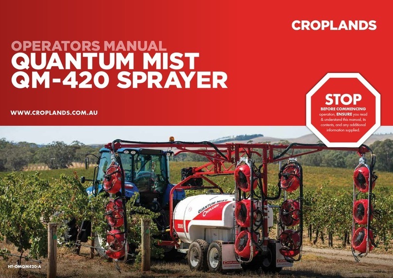 Croplands Quantum Mist Smart Spray QM-420 User manual Croplands Quantum Mist Smart Spray QM-420 User manual