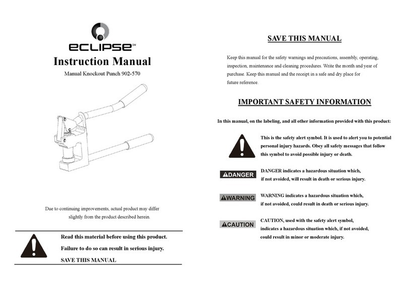 Eclipse 902-570 instruction manual