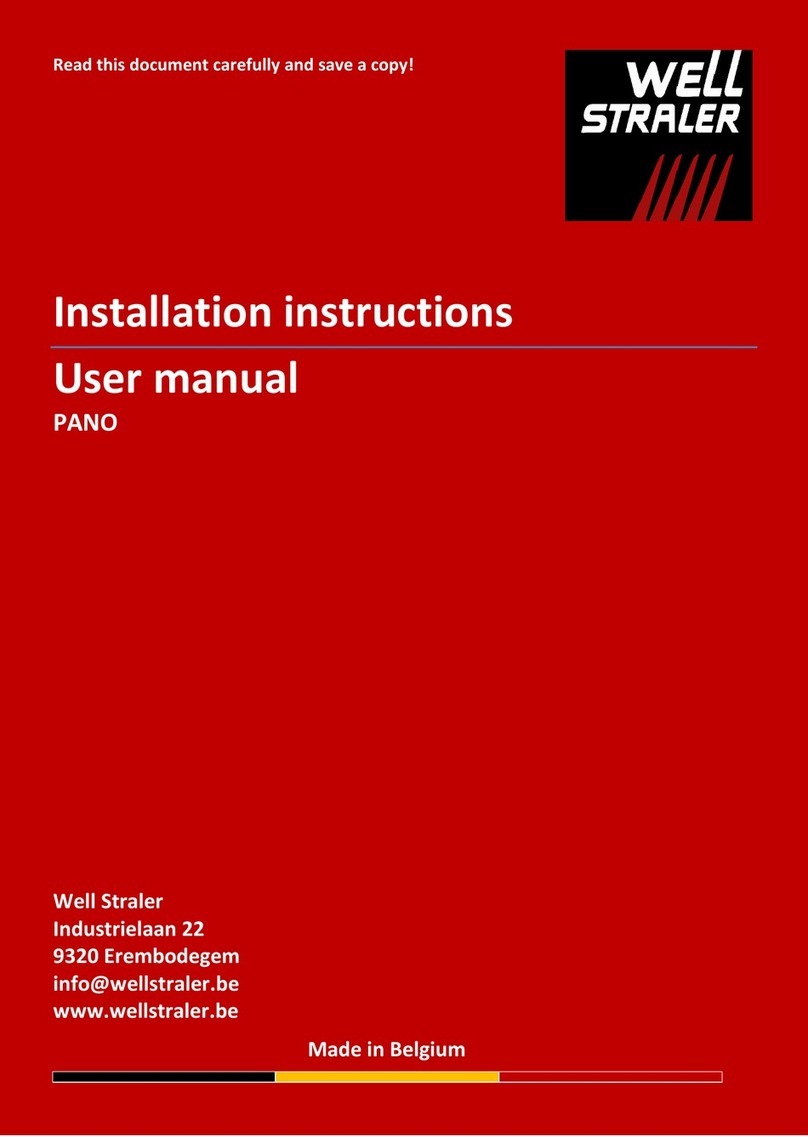 Well Straler PANO installation instructions