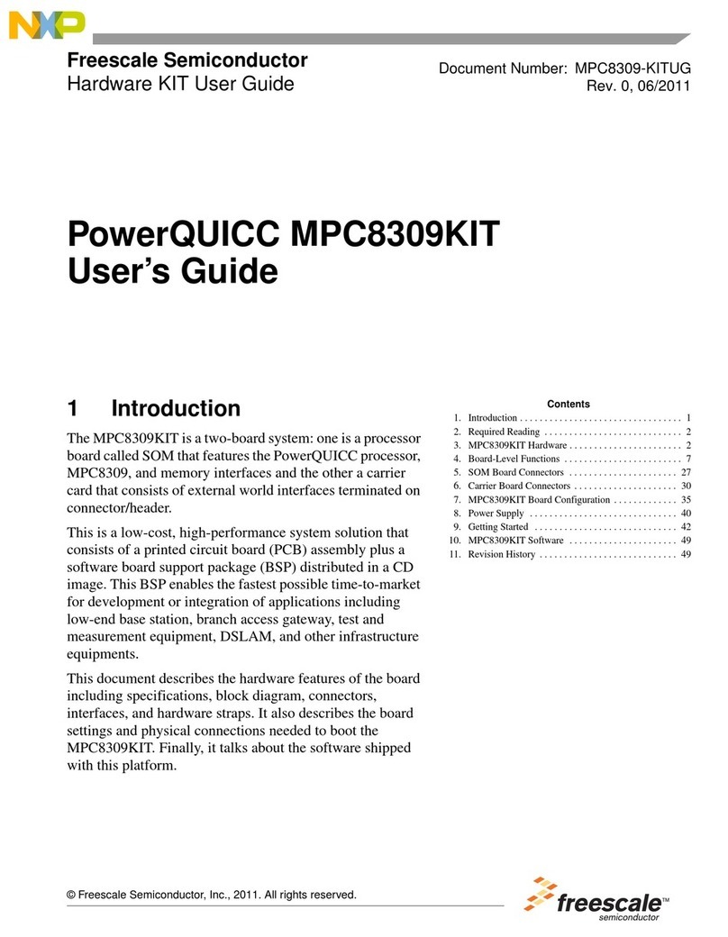 Freescale Semiconductor MPC8309KIT User manual Freescale Semiconductor MPC8309KIT User manual