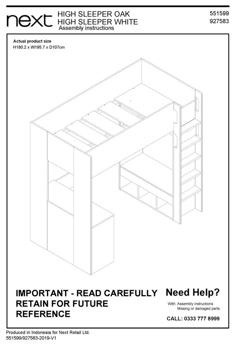 Next 551599 Assembly instructions