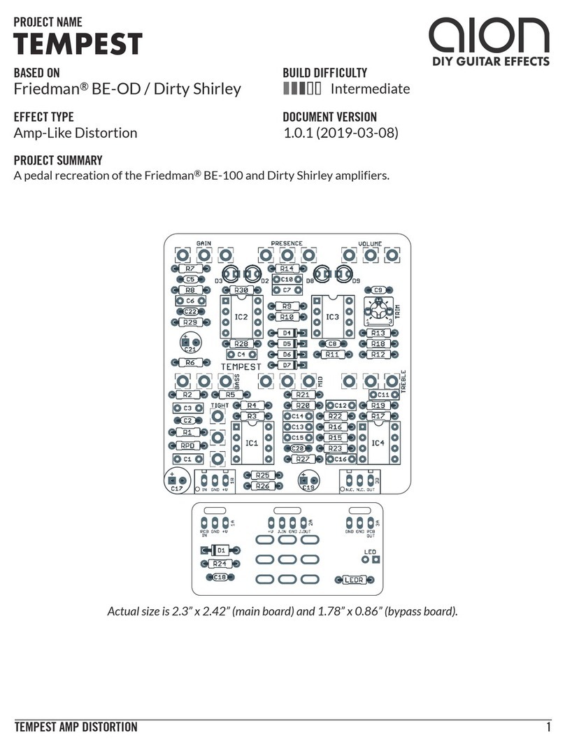 aion TEMPEST User manual