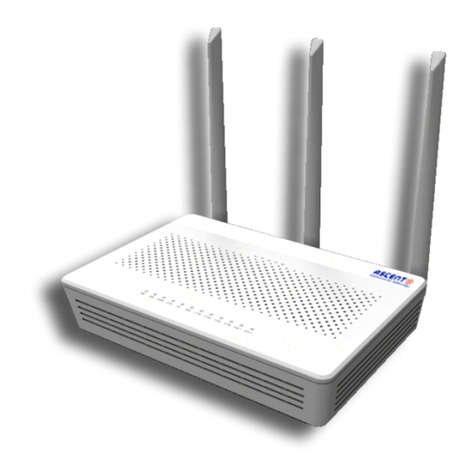 Ascent Communication Technology ACT AP300 XG-PON ONT User manual