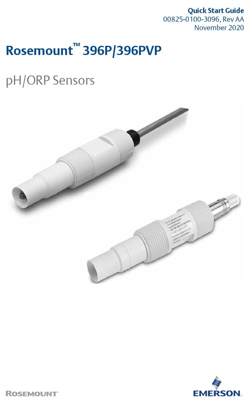 Emerson Rosemount 396P User manual
