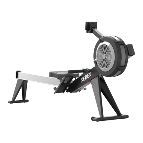 IRONEDGE XEBEX AIR ROWER user manual