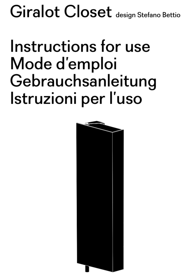 Sculptures Jeux Giralot Closet User manual