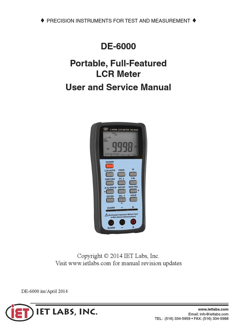 iET DE-6000 Troubleshooting guide