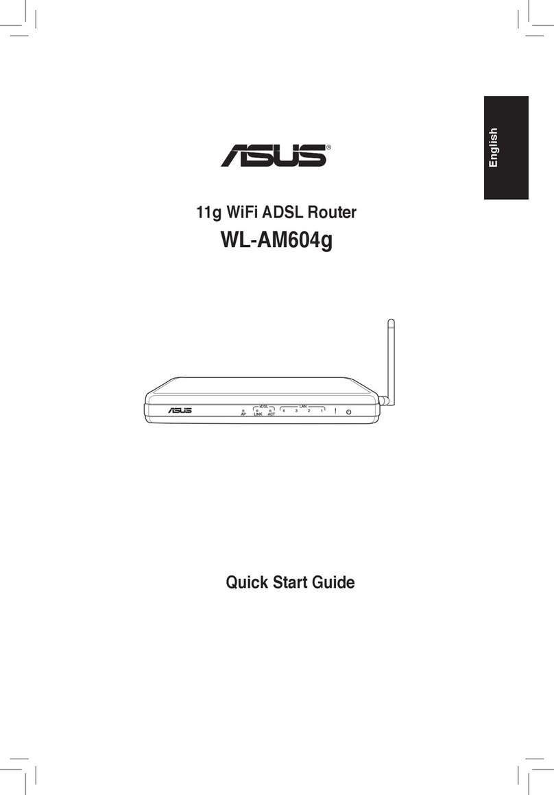 Asus WL-AM604g User manual