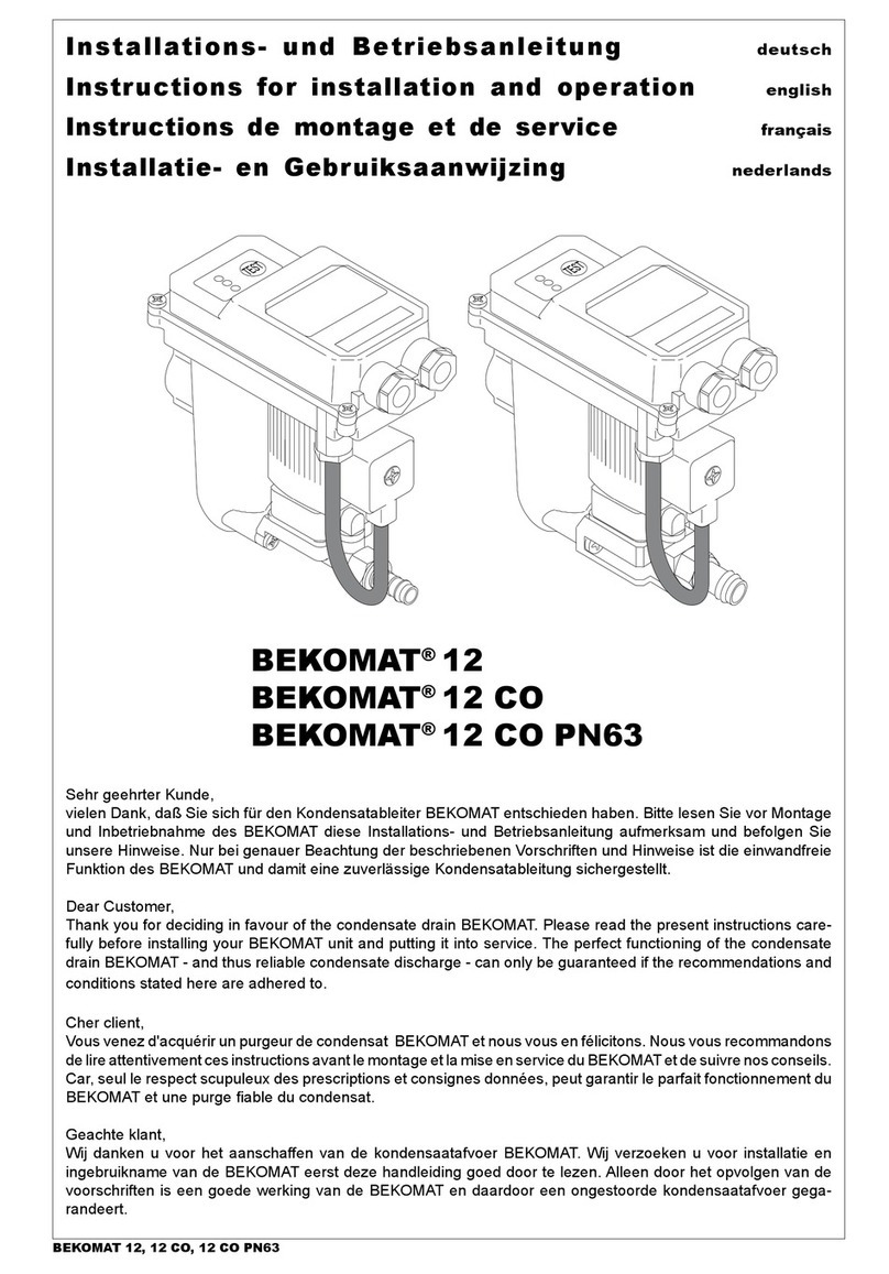Dräger BEKOMAT 12 Instructions for installation and operation