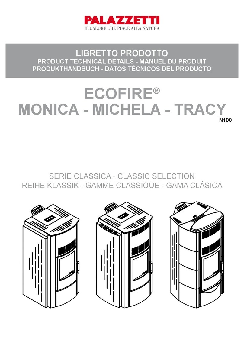 Palazzetti ECOFIRE MONICA Installation guide Palazzetti ECOFIRE MONICA Installation guide