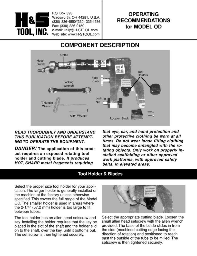 H&S BOILER GUN OD OPERATING RECOMMENDATIONS
