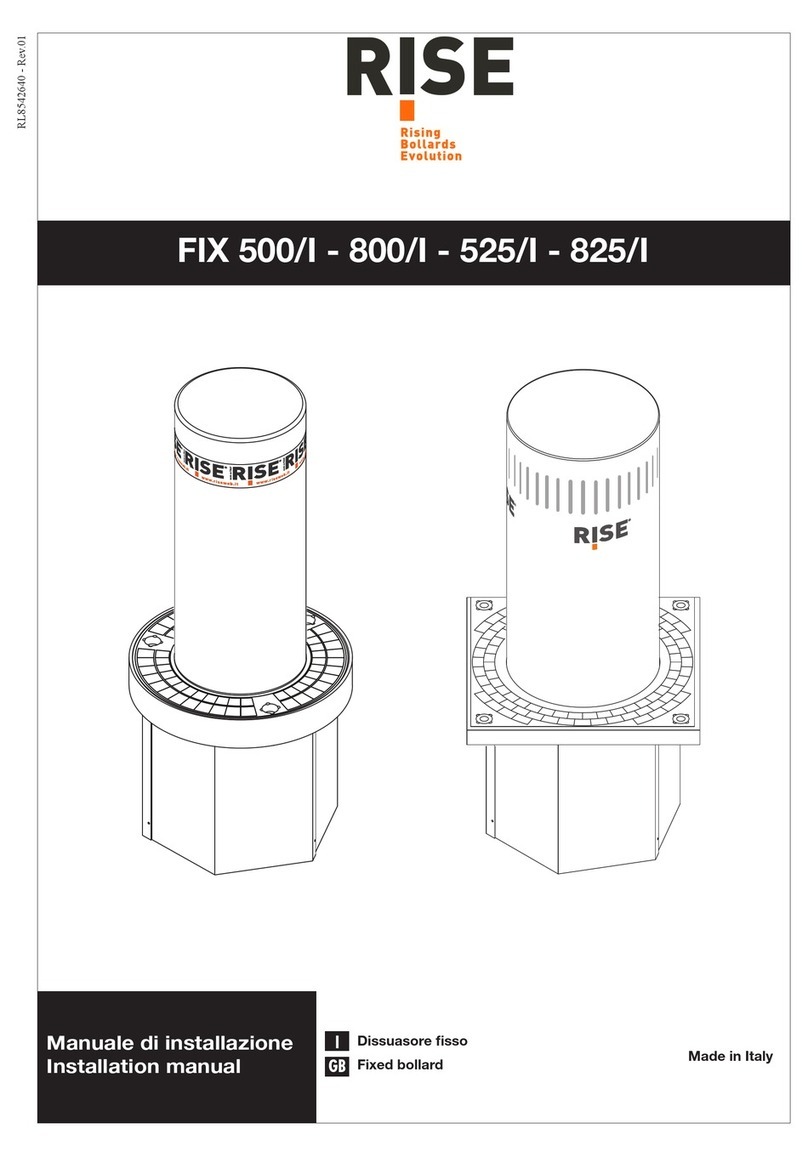Rise FIX 500/I installation manual Rise FIX 500/I installation manual