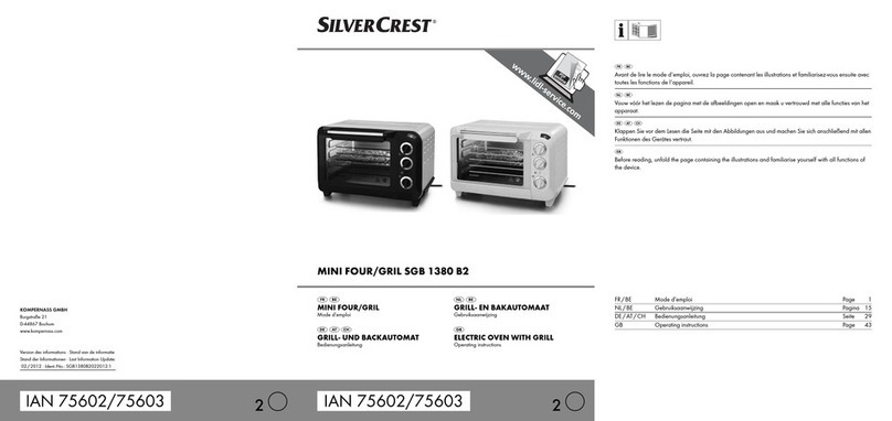 Silvercrest SGB 1380 B2 operating instructions