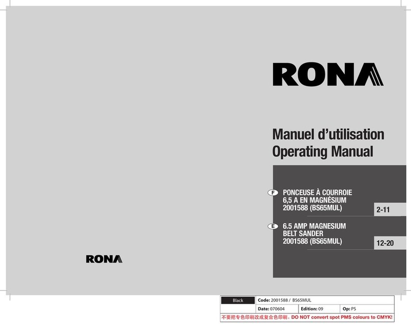 Rona BS65MUL operating manual