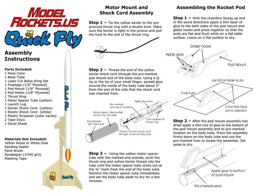 Model Rockets Ruick Fly Assembly instructions Model Rockets Ruick Fly Assembly instructions