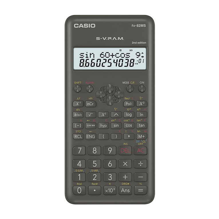 Casio FX-82MS 2 User manual