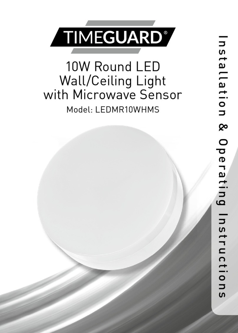 Timeguard LEDMR10WHMS Installation & operating instructions