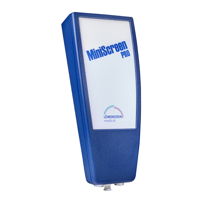 Lowenstein Medical MiniScreen Pro Description and instructions for use Lowenstein Medical MiniScreen Pro Description and instructions for use