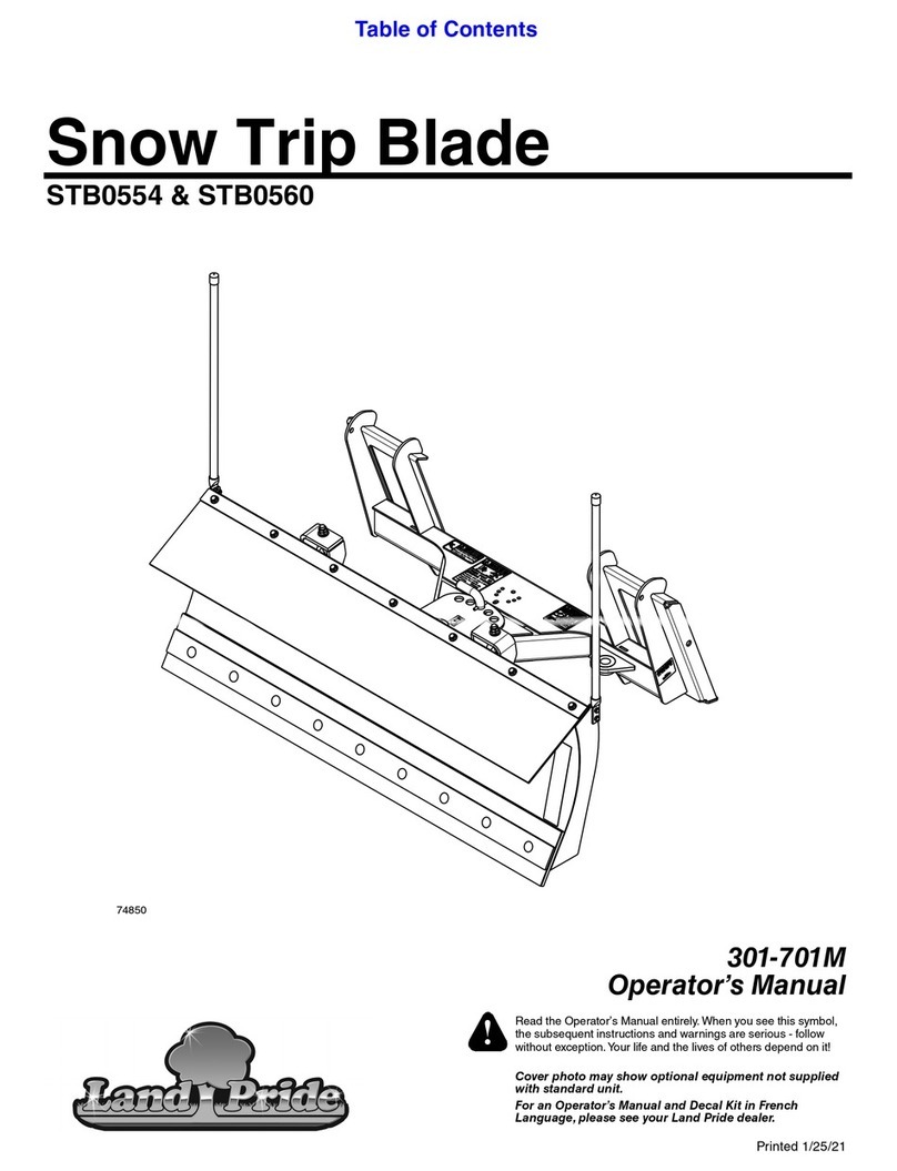 Land Pride STB0554 User manual