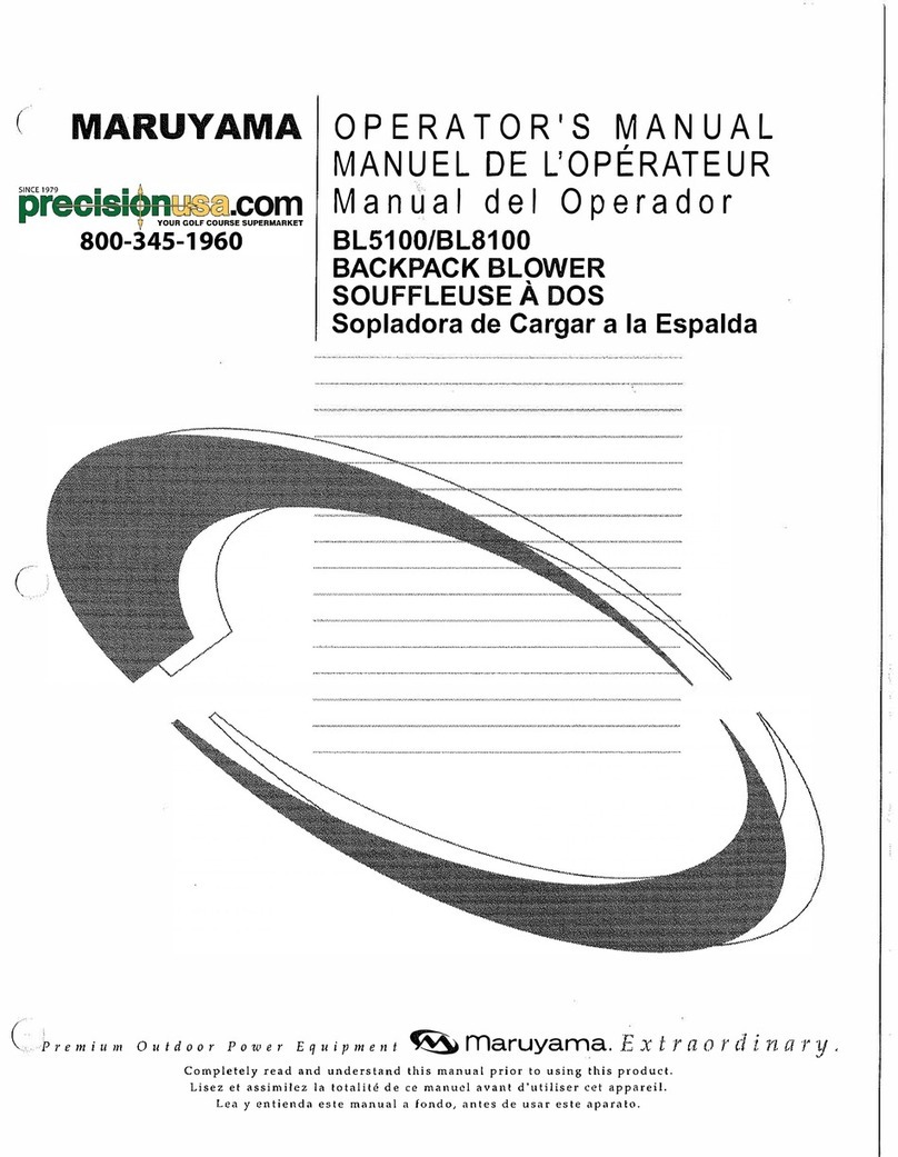 Maruyama bl5100 Operator's manual