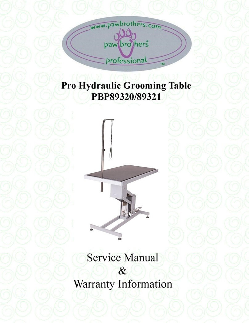 Paw Brothers PBP89320 Service manual