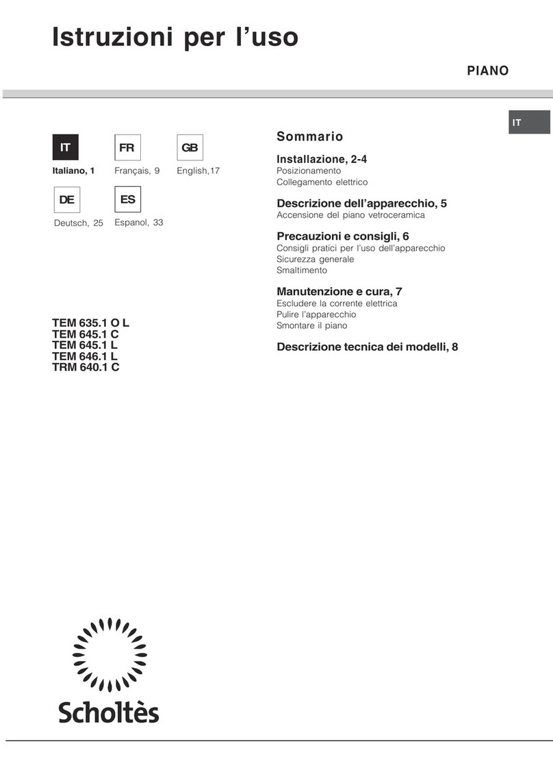 SCHOLTES TEM 635.1 O L User manual