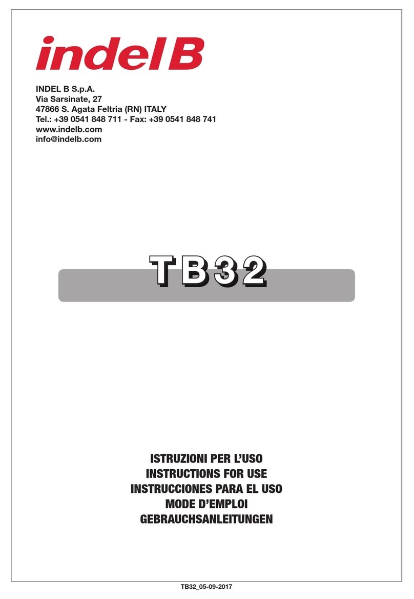 Indel B TB32 Instructions for use
