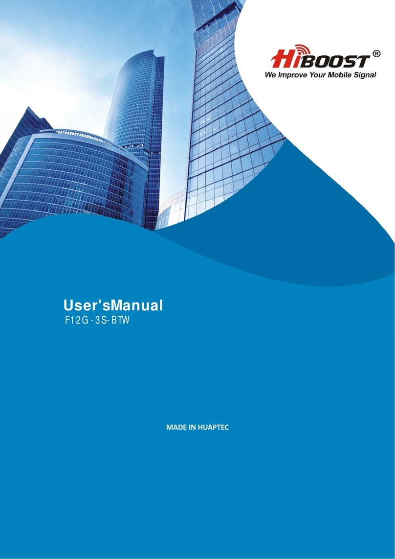 HiBoost F12G-3S-BTW user manual
