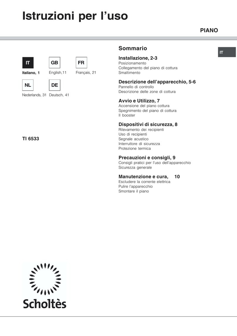 SCHOLTES TI 6533/HA User manual