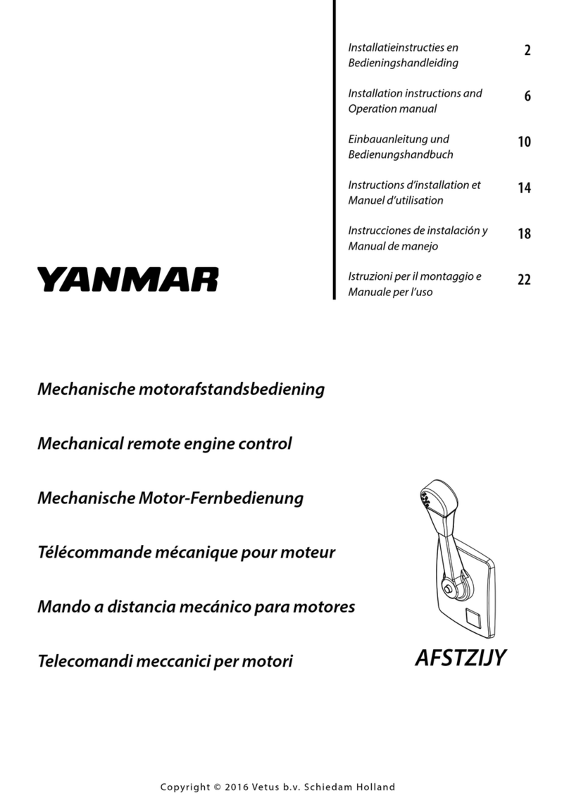 Yanmar AFSTZIJY Installation instructions and operation manual