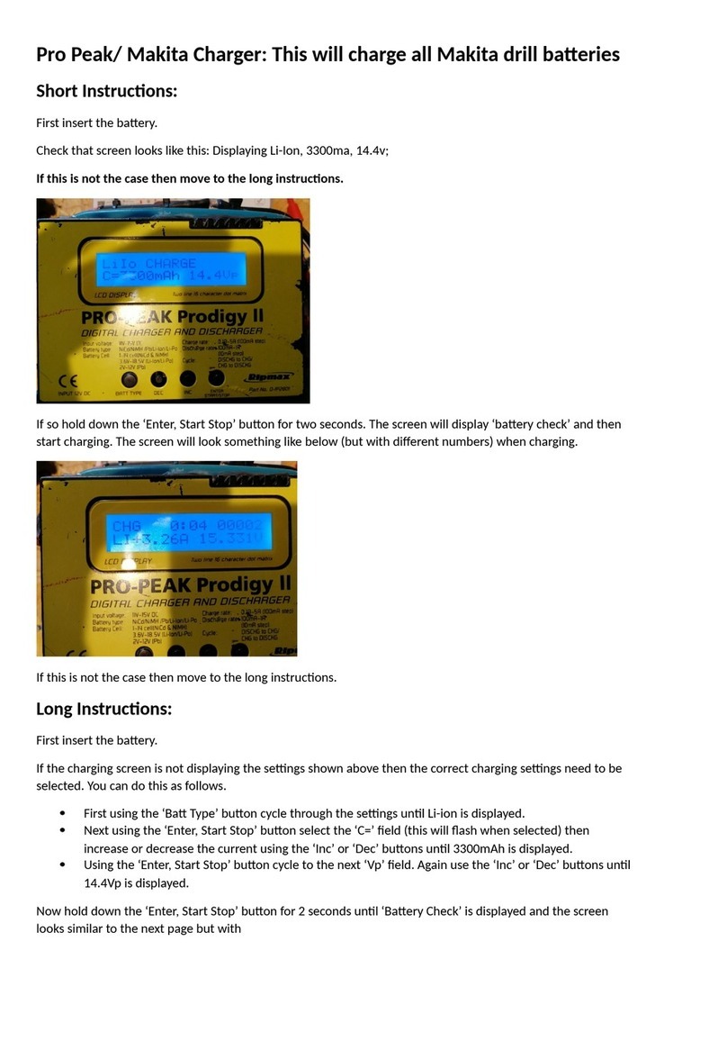 Ripmax PRO-PEAK Prodigigy II Manual Ripmax PRO-PEAK Prodigigy II Manual