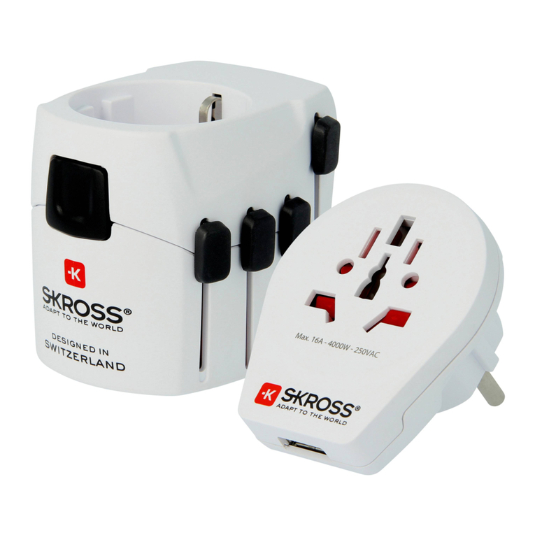 Skross world pro user manual