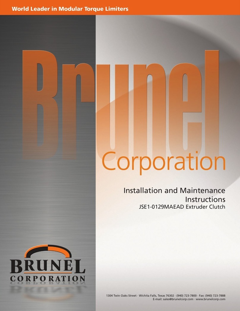 BRUNEL JSE1-0129MAEAD Installation and maintenance instructions