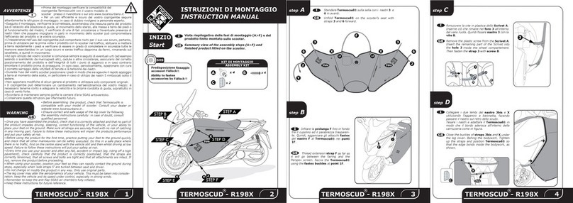 Tucano Urbano TERMOSCUD R198X instruction manual