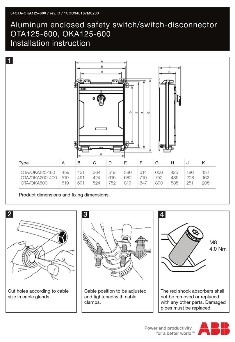 ABB OTA125 User manual