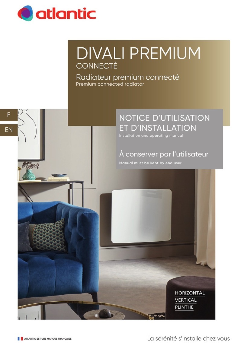 Atlantic DIVALI PREMIUM User manual Atlantic DIVALI PREMIUM User manual