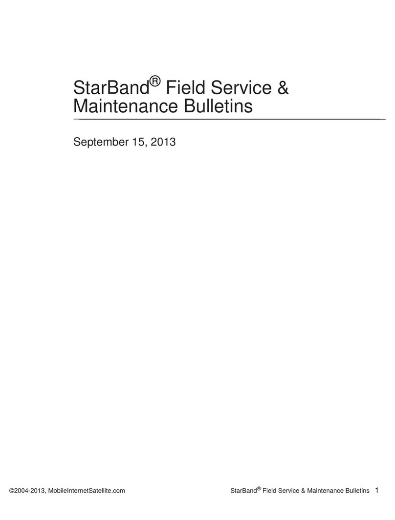 StarBand 75E Field Service & Maintenance Bulletins