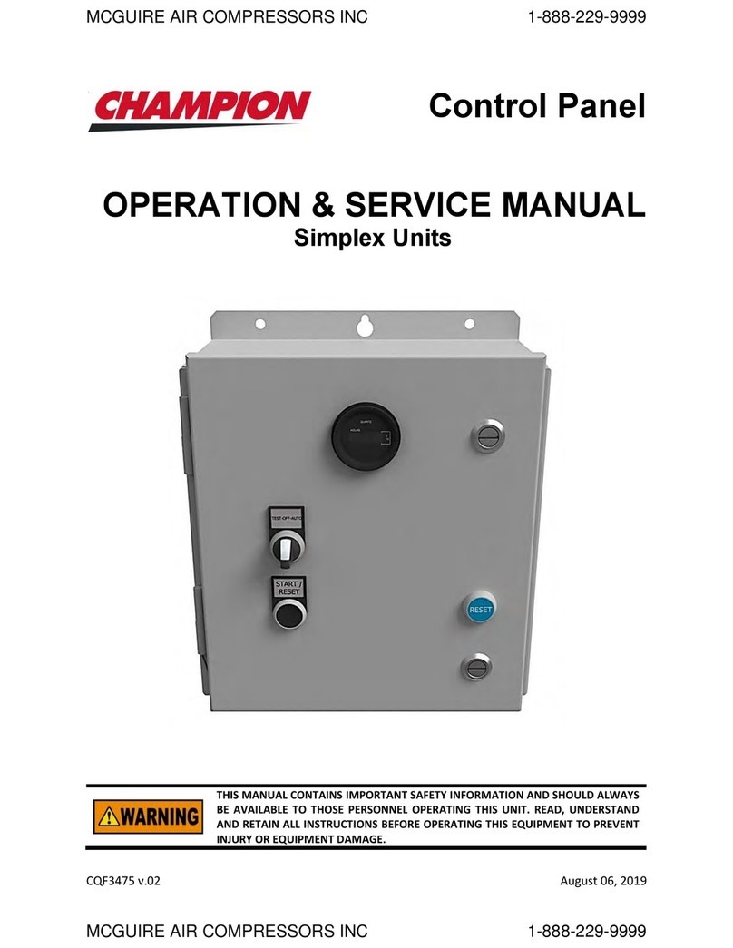 Champion Simplex Operation & service manual