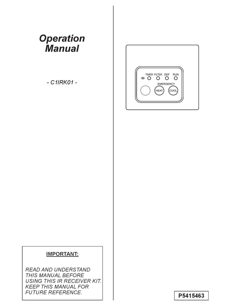 Johnson Controls Hitachi C4IRK01 Operation manual Johnson Controls Hitachi C4IRK01 Operation manual