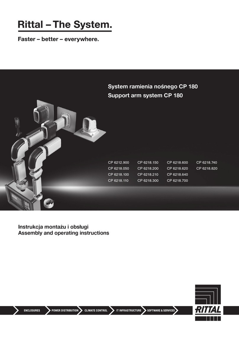 Rittal CP 6212.900 Assembly and operating instructions